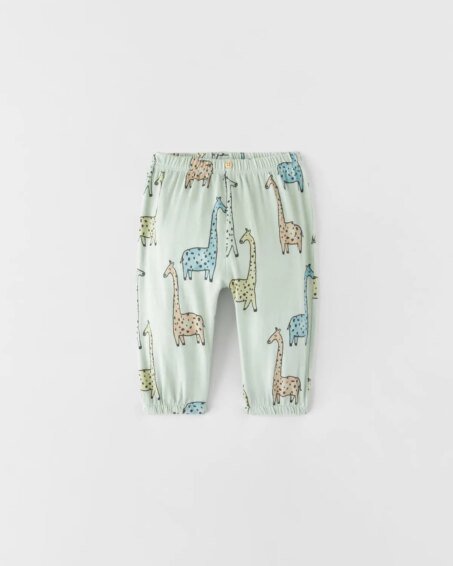 Giraffe Slub Knit Trousers